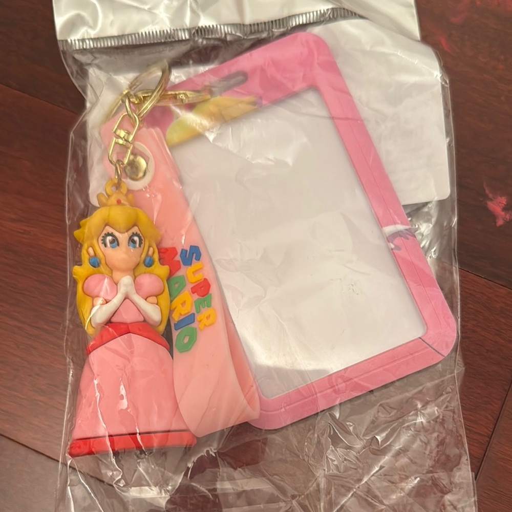 Nintendo Pink Keychain Accessory Princess Peach 🍑